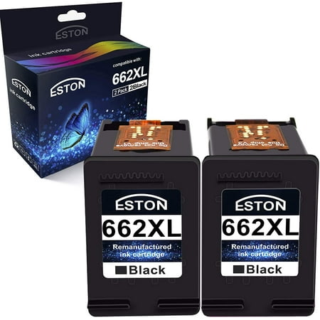 662XL Black Remanufactured Replacement for HP 662XL 662 XL Ink Cartridges Used for HP Deskjet Ink Advantage 1015