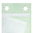 thumbnail image 5 of Hotel Grade No Hooks Needed Shower Curtain with Snap in Liner,Water Repellent, Machine Washable (Green Light, 71"x74"(W/Liner)), 5 of 13