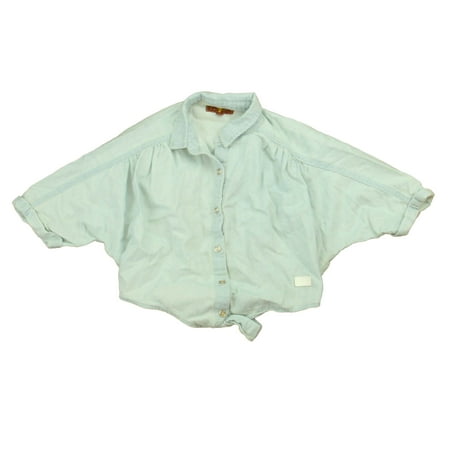 

Pre-owned 7 for all Mankind Girls Blue Blouse size: 4T