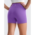 thumbnail image 3 of Shorts CRZ YOGA Butterluxe Deportivo de Cintura Alta Lila Talle L, 3 of 5