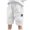 White, variant on Wolcakyue Boys Cargo Shorts Elastic Waist Summer Casual Short Pants with Pockets,Black 7-8 Years