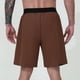 thumbnail image 4 of Puntoco Primavera Y Verano Nuevos Pantalones Cortos Deportivos Transpirables De Poliéster Para Hombres Pantalones Cortos Deportivos Ligeros Y De Secado Rápido Pantalones Cortos Marrón S, 4 of 5