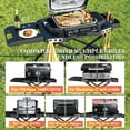 Grisun Portable Grill Cart with Wheels for Ninja OG701, Pit Boss 10697/