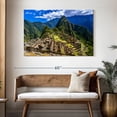 thumbnail image 3 of Elephant Stock Remains Of Machu Picchu Wall Art - Horizontal Canvas Wall Art - Living Room Wall Decor - Architecture Canvas - Green And Blue Decor - 48" x 32", 3 of 8