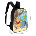 thumbnail image 2 of Winnie The Pooh Backpacks 17 Inch Bookbag Casual Daypack for Travel Camping Hiking, 2 of 8