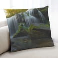 thumbnail image 1 of Ahgly Company Earth Waterfall Indoor Throw Pillow, 18 inch by 18 inch, 1 of 6