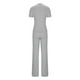thumbnail image 4 of Tops de Manga Larga de Mujer Casual Color Sólido Cuello Redondo Manga Corta Y Vendaje Elástico Pantalones de Cintura Poliéster, Traje Deportivo Casual, 4 of 6