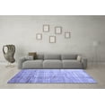 thumbnail image 3 of Ahgly Company Indoor Rectangle Abstract Blue Contemporary Area Rugs, 7' x 9', 3 of 4