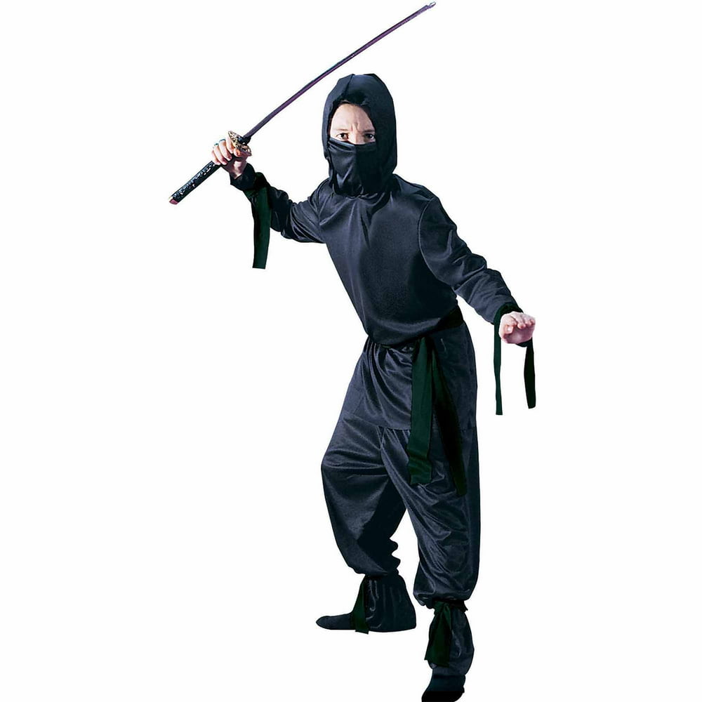 Black Ninja Child Halloween Costume - Walmart.com - Walmart.com