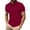 Red, variant on Versatile Casual Men's Shirt European Style Breathable Short Sleeved Open Collar Sportswear Comfortable Fit for Everyday Wear