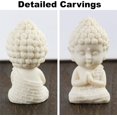 thumbnail image 2 of Mini Praying Baby Buddha Statue, 3.15 Inch Cute Meditating Decorative Figurine for Desk, Shelf, Car Dash, 2 of 3