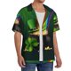 thumbnail image 2 of Fotbe St. Patrick's Day4 Camisa Estampada de Manga Corta para Hombre, Casual de Verano, Estilo Playero, Sin Arrugas-4X-Large, 2 of 5
