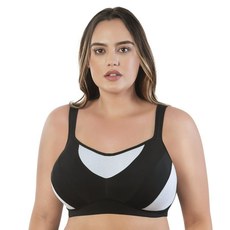 PARFAIT Women's Dynamic Mid-High Impact Sports Bra - Black - 36I