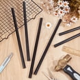 thumbnail image 5 of 6Pcs 11.8Inch Length Black Acetal Copolymer Rod 0.47Inch Diameter Round Acetal Rod Acetal Bar Dowel Rod for Non-Marring Fixtures DIY Craft Making, 5 of 9