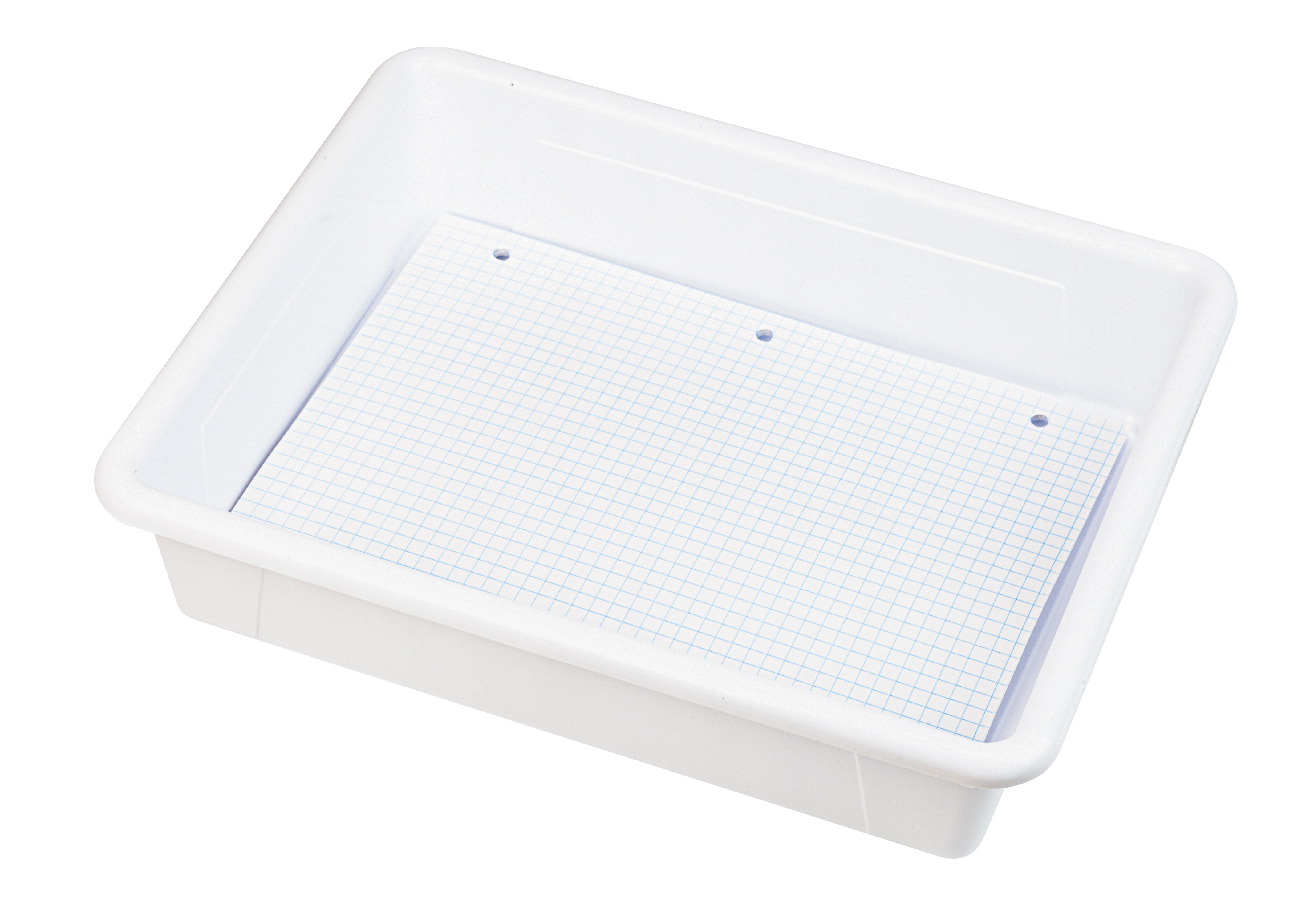 Pen+Gear Plastic Letter Tray, Letter Size Paper Sorter, Arctic White