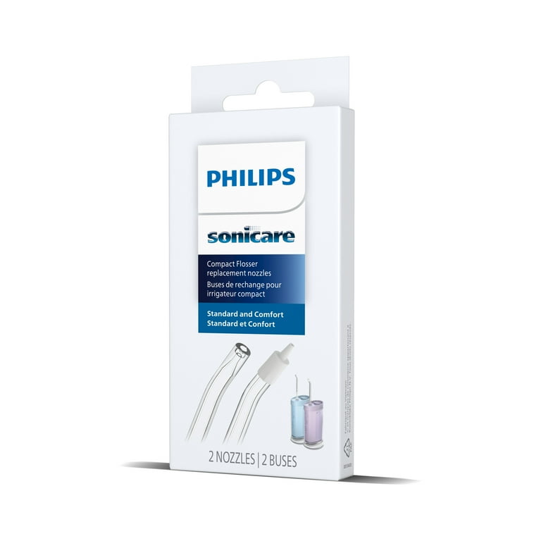 Sonicareまとめ売り Philips Sonicare Compact Flosser 1000 Nozzle Replacement Pack 2