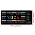 thumbnail image 2 of DAMAI 2026-2027 Calendar Mouse Pad with Holiday, Large Gaming Mousepad for Computer Desk Pad Mat, Mousepad with Non-Slip Rubber Base and Stitched Edge for Game Office Home,11.8'' x 23.6'', 2 of 8