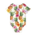 thumbnail image 2 of Rocae Hawaiian Pineappl for Baby Climbing Clothes Soft Baby Romper for Active Infants Comfortable and Breathable Crawling Jumpsuit Unisex Baby Outfit 3 Months, 2 of 8