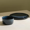 thumbnail image 2 of Stone Lain Ensemble de Vaisselle Moderne en Grès de 12 Pcs Assiettes, Bols, Bleu Foncé, 2 of 7