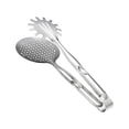 thumbnail image 2 of HWRETIE Utensilios de cocina Pinzas para alimentos de acero inoxidable Barbacoa al aire libre Hornear Pan Asar Filete Herramienta de cocina Durable Multiusos, 2 of 9