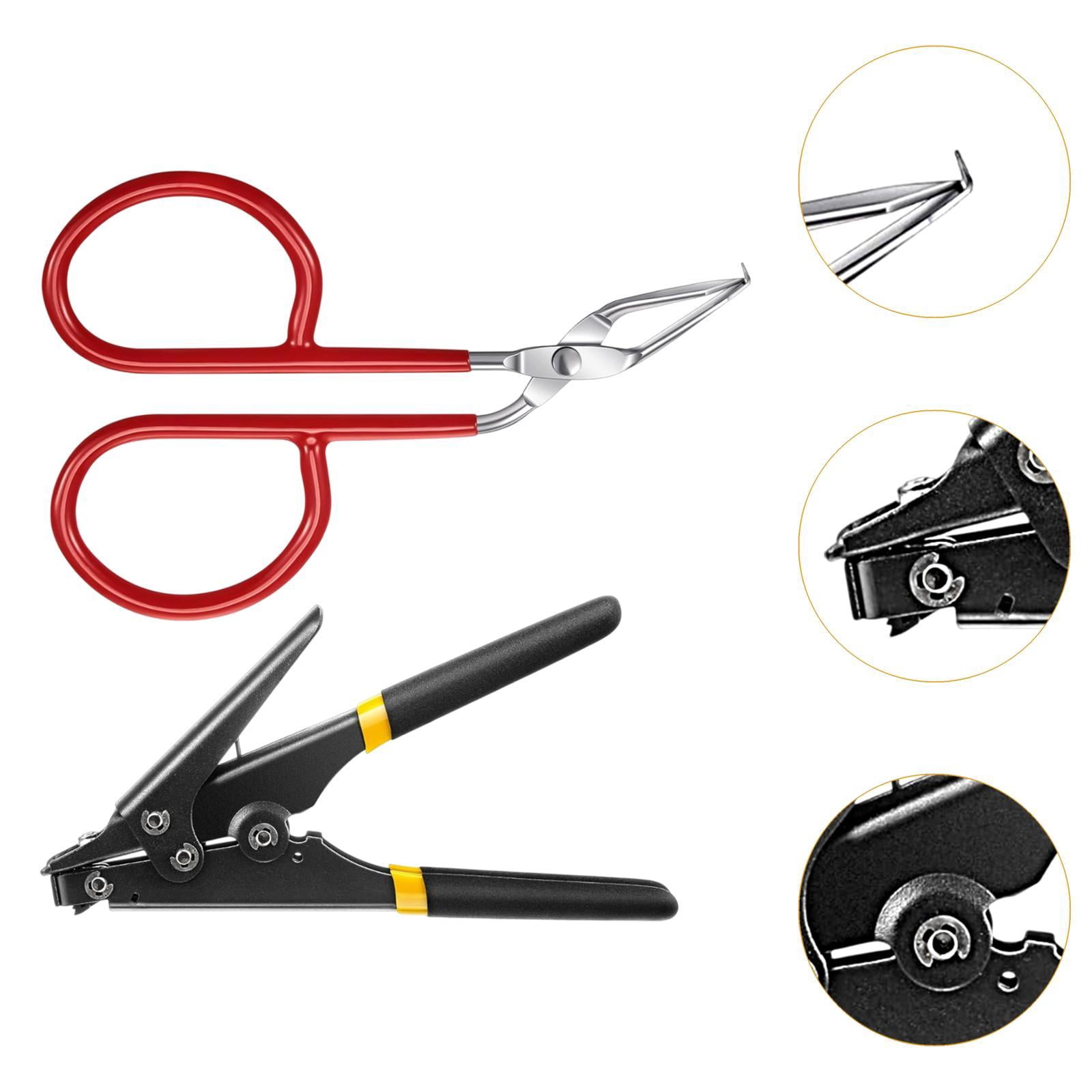 koolsoo 2 Pieces Zip Tie Cutter Cable Tie Opener Efficient Hand Tool Multifunctional for DIY Enthusiasts Portable Cable Tie Tools Set