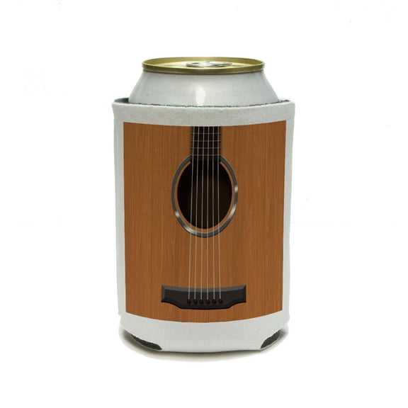 Acoustic Guitar Strings Can Cooler Drink Insulator Beverage Insulated Holder