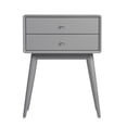 thumbnail image 3 of Elle Decor Rory Two Drawer Side Table, Gray, 3 of 8