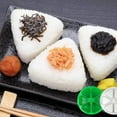 thumbnail image 5 of 6 Holes Sushi Mould Onigiri Rice Ball Food Press Triangular Sushi Maker Mould, 5 of 5