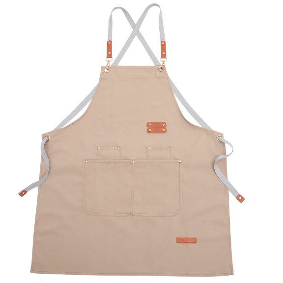 ROSENICE Men's Kitchen Apron Set, Simple Design, Oil-Resistant Canvas Material for Cooking and BBQ
