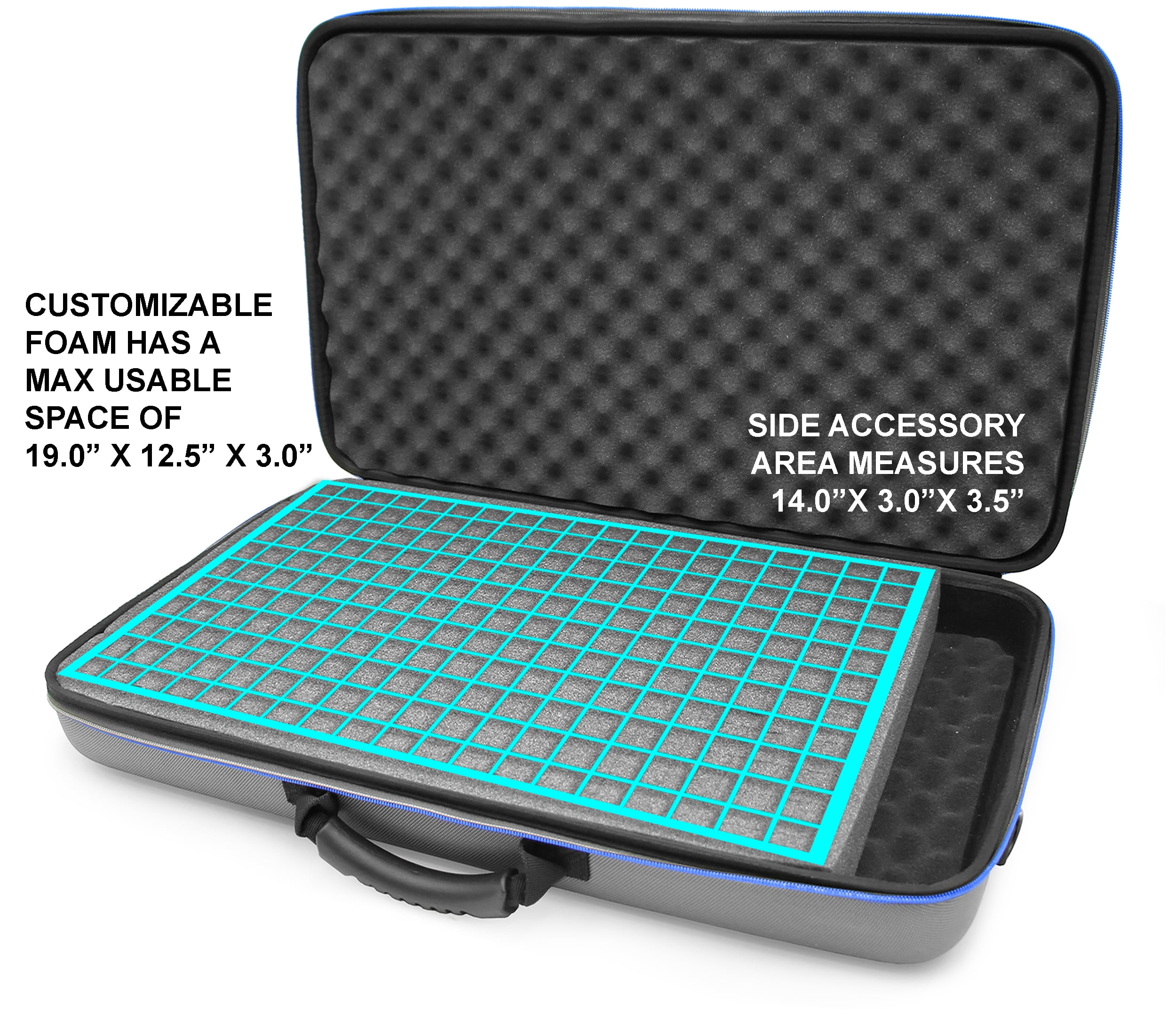 CASEMATIX Audio Case Fits Focusrite Scarlett 18i20 3rd Gen USB Audio Interface and More, Case Only