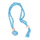 thumbnail image 4 of uds bolsa de red collar soporte de piedra vacía cuerda de repuesto cordón de collar ajustable para cristales soporte de piedra de cuarzo azul claro, 4 of 14
