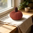 thumbnail image 2 of 6-Pack Fall Decor Pumpkins – Handmade Knit Pumpkin Decor for Farmhouse, Thanksgiving Centerpiece, Rustic Fall Home Accents for Mantel, 2 of 5