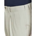 thumbnail image 4 of Oak Hill by DXL Men's Big and Tall Waist-Relaxer Pleated Microfiber Pants- New & Improved Fit, New Khaki, 40W x 36L, 4 of 8