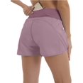 thumbnail image 1 of Shorts de Course et d'Entraînement Taille Haute pour Femmes 2,5 Pieds' avec Doublure et Poche Arrière à Fermeture Éclair, 1 of 6