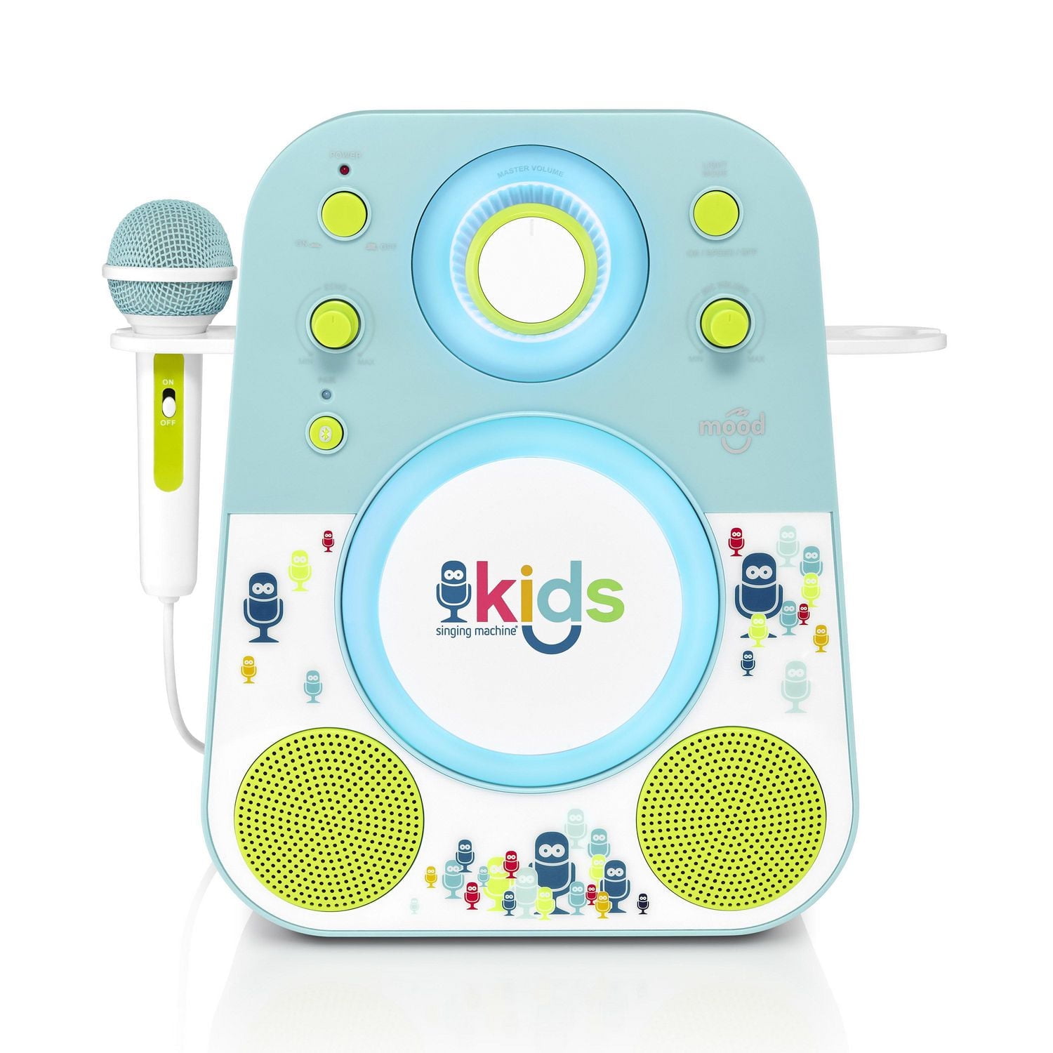 Singing Machine-Kids Glowing Bluetooth Sing-Along Speaker w/Mic