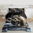 thumbnail image 2 of Homewish Jungle Wildlife Bear Queen Comforter Set,Country Fish River Bedding Sets,Rustic Farmhouse Cabin Bedding Comforter Set For Teens,Ultra Soft Home Decor Reversible,3 Pieces, 2 of 8