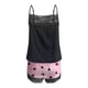 thumbnail image 5 of ICHUANYI Clearance Womens Sexy Printing Lace Sling Sleeveless Tank Tops Splicing Shorts Casual Set(Hot Pink, XXXL) Ichuanyi Ichuanyi, 5 of 6