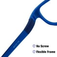 thumbnail image 4 of Kids Optical Glasses Oval Frame TR90 Size 48 Elastic Strap Retainer Boys Girls 6-8Y, 4 of 5