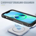 thumbnail image 5 of Estuche de carga inalámbrica para iPhone 14 Plus, protección para cámara, protección en las cuatro esquinas y protección para botones., 5 of 5