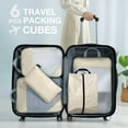 thumbnail image 2 of Livhil 6 Set Compression Packing Cubes for Suitcases, Travel Accessories Suitcase Organizer Bags Set, Accessories Bags Packing Cubes for Travel Luggage Organizer Women Men, 2 of 7