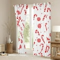thumbnail image 3 of Homewish Christmas Dessert Curtains Pack of 2 (42x84 Each),Xmas Candy Cane Curtains Blackout,White Red Bedroom Curtains For Girl Boy,Microfiber Bedroom Decor, 3 of 6
