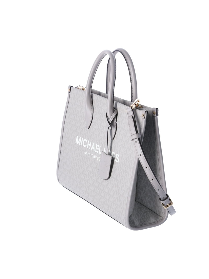 ★美品★MICHAEL KORS MIRELLA EW グレートート Michael Kors MHANDBAGS Mirella East West Medium Tote Pearl Grey MK