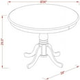 3 Piece Kitchen Table & Chairs Set Contains a Round Dining Room Table