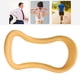 thumbnail image 5 of Anillo de yoga para fitness, respetuoso con el medio ambiente, de polipropileno, curvo, para entrenamiento, color amarillo, 5 of 12