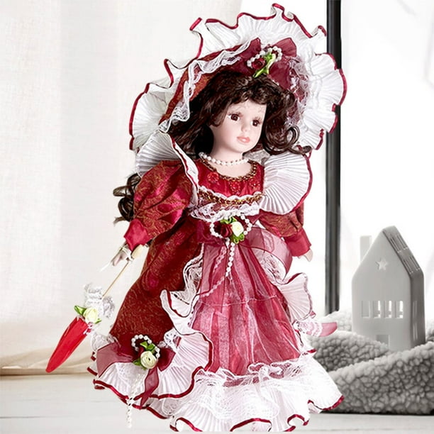 Xuanheng Porcelain Doll Collectible Beautiful Modern 11.81inch for Home Gift Ornament Red - Walmart.ca Xuanheng Porcelain Doll Collectible Beautiful Modern 11.81inch for Home Gift Ornament Red - Walmart.ca