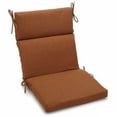 thumbnail image 4 of 22-inch by 45-inch Spun Polyester Outdoor Squared Seat/Back Chair Cushion-Color:Cinnamon, 4 of 5