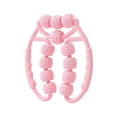thumbnail image 3 of Masajeador de piernas con rodillo, herramienta de masaje de 12 ruedas, portátil, para ejercicios, 360 degree, relajación y estiramiento. rosa, 3 of 9