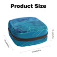 thumbnail image 2 of Sanitary Napkin Storage Bag for Girls Women, Portable First Period Pads Bag Tampons Holder Girls Travel Makeup Bag, Large Capacity Abstract Lines Art Pattern, 2 of 6