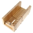 thumbnail image 1 of KAKOWELY Wood Soap Loaf Cutter Mold Premium Adjustable Cutter Mold Box Soap Making Tool Without Cutter (Wood Color),9.84X"X4.72"X3.35", 1 of 5