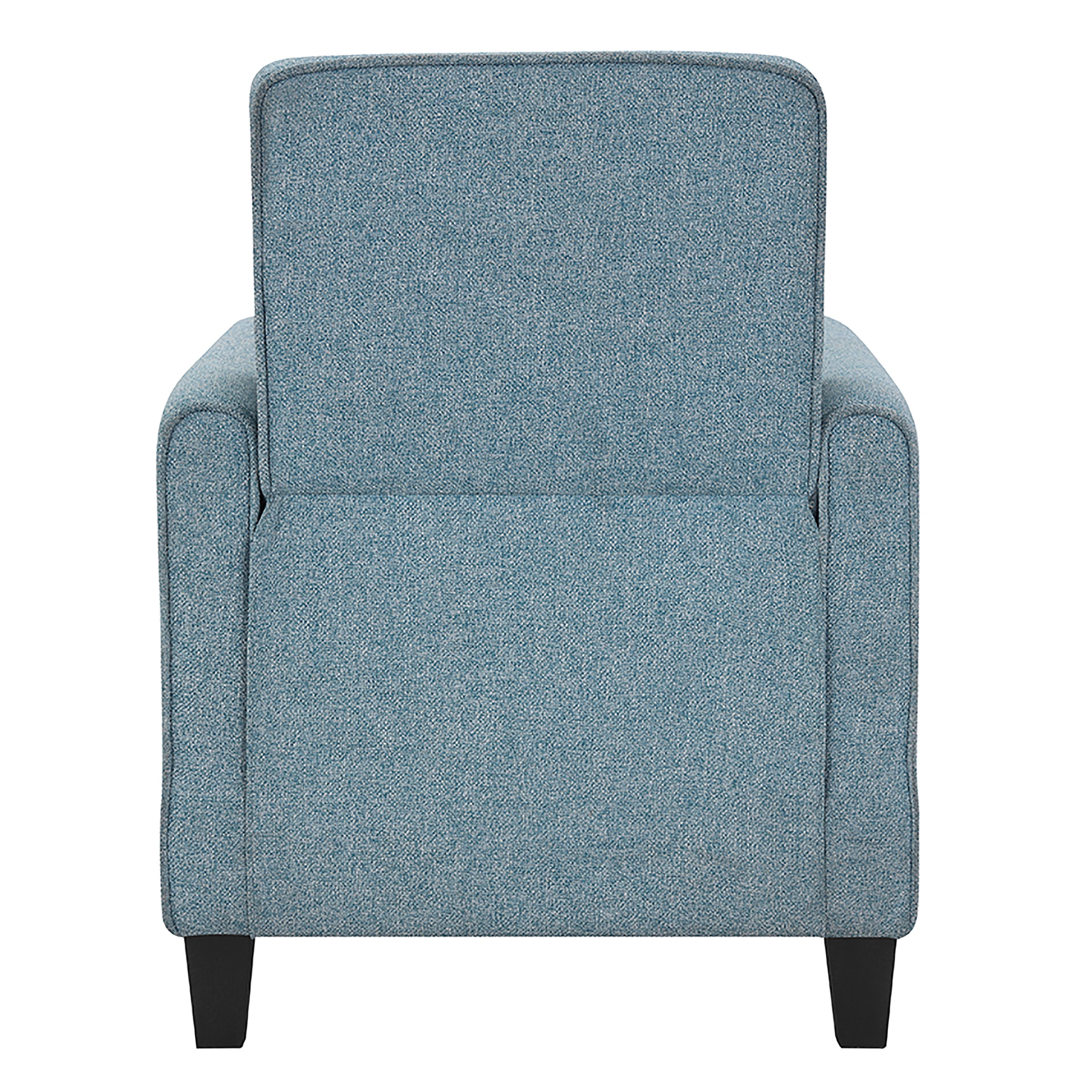 Furniture of America Rengo Linen Upholstered Recliner, Blue